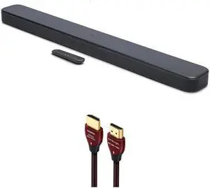 JBL BAR-300-MK2 5.0 All-in-One Dolby Atmos Soundbar with a WireLogic Ruby 8ft Ultra High Speed 4K-8K-10K HDMI Cable (2025)