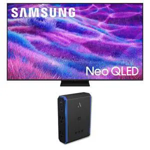 Samsung QN65QN80FAFXZA 65 Inch Neo QLED QN80F Series Supreme UHD 4K TV with an Austere 5S-PS4-US1 4-Outlet Power (2025)