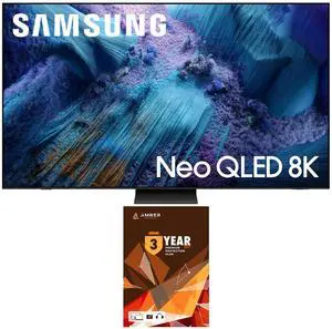 Samsung QN65QN990FFXZA 65 Inch QN990F NEO QLED 8K TV with 3 Year Amber Protection Plan (2025)