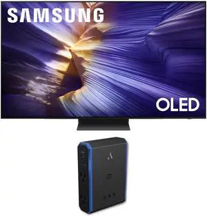 Samsung QN65S90FAFXZA 65 Inch 4K OLED Smart TV with an Austere 5S-PS4-US1 4-Outlet Power (2025)