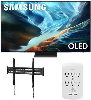 Samsung QN65S90HAEXZA 65" S90H Series OLED 4K UHD Smart Vision AI TV with a Walts FIXED-MOUNT-43-90 Mount and Amber Protection 6-OUTLET-SURGE Surge Protector (2026) Samsung QN65S90HAEXZA 65" S90H Series OLED 4K UHD Smart Vision AI TV with a Walts FIXED-MOUNT-43-90 Mount and Amber Protection 6-OUTLET-SURGE Surge Protector (2026)
