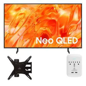 Samsung QN50QN70HAFXZA 50" NeoQLED Smart TV with 4K Upscaling with a Walts TV Medium Full Motion Mount for 32"-65" Compatible TVs and an Amber Protection 3-OUTLET-SURGE Surge Protector (2026) Samsung QN50QN70HAFXZA 50" NeoQLED Smart TV with 4K Upscaling with a Walts TV Medium Full Motion Mount for 32"-65" Compatible TVs and an Amber Protection 3-OUTLET-SURGE Surge Protector (2026)