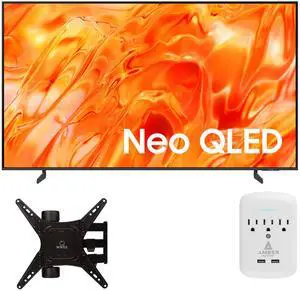 Samsung QN65QN70HAFXZA 65" NeoQLED Smart TV with 4K Upscaling with a Walts TV Medium Full Motion Mount for 32"-65" Compatible TVs and an Amber Protection 3-OUTLET-SURGE Surge Protector (2026) Samsung QN65QN70HAFXZA 65" NeoQLED Smart TV with 4K Upscaling with a Walts TV Medium Full Motion Mount for 32"-65" Compatible TVs and an Amber Protection 3-OUTLET-SURGE Surge Protector (2026)