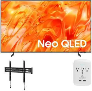 Samsung QN75QN70HAFXZA 75" NeoQLED Smart TV with 4K Upscaling with a Walts TV FIXED-MOUNT-43-90 TV Mount for 43"-98" Compatible TVs and an Amber Protection 3-OUTLET-SURGE Surge Protector (2026) Samsung QN75QN70HAFXZA 75" NeoQLED Smart TV with 4K Upscaling with a Walts TV FIXED-MOUNT-43-90 TV Mount for 43"-98" Compatible TVs and an Amber Protection 3-OUTLET-SURGE Surge Protector (2026)