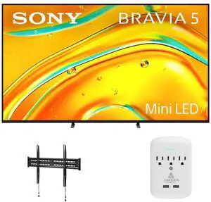 Sony K-55XR50 55" TV with FIXED-MOUNT-43-90 and 3-OUTLET-SURGE (2025) Sony K-55XR50 55" TV with FIXED-MOUNT-43-90 and 3-OUTLET-SURGE (2025)