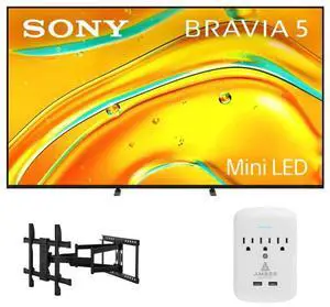 Sony K-85XR50 85" TV with XL-FULL-MOTION-MOUNT and 3-OUTLET-SURGE (2025) Sony K-85XR50 85" TV with XL-FULL-MOTION-MOUNT and 3-OUTLET-SURGE (2025)