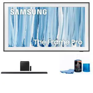 Samsung QN55LS03HW 55" The Frame Pro TV with HW-S800D Soundbar (2026) Samsung QN55LS03HW 55" The Frame Pro TV with HW-S800D Soundbar (2026)