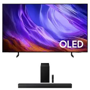 Samsung QN65S85HA 65" OLED TV with HW-B750F Soundbar and Sub (2026) Samsung QN65S85HA 65" OLED TV with HW-B750F Soundbar and Sub (2026)