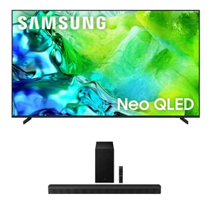 Samsung QN55QN80HA 55" QLED TV with HW-B750F Soundbar and Subwoofer (2026) Samsung QN55QN80HA 55" QLED TV with HW-B750F Soundbar and Subwoofer (2026)