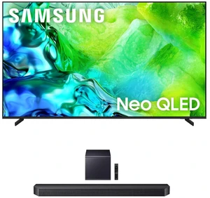 Samsung QN55QN80HA 55" QLED TV with HW-Q900H Soundbar and Subwoofer (2026) Samsung QN55QN80HA 55" QLED TV with HW-Q900H Soundbar and Subwoofer (2026)
