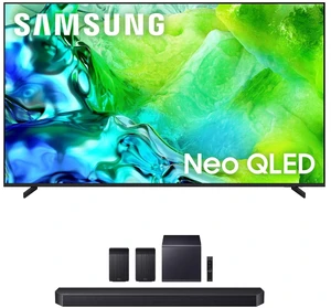 Samsung QN55QN80HA 55" QLED TV with HW-Q990H Soundbar and Subwoofer (2026) Samsung QN55QN80HA 55" QLED TV with HW-Q990H Soundbar and Subwoofer (2026)