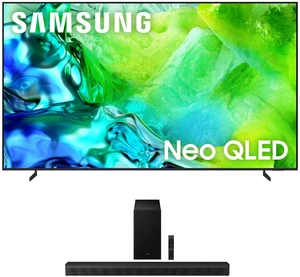 Samsung QN100QN80H 100" QLED TV with HW-B750F Soundbar and Subwoofer (2026) Samsung QN100QN80H 100" QLED TV with HW-B750F Soundbar and Subwoofer (2026)