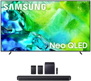 Samsung QN85QN80HA 85" QLED TV with HW-Q990H Soundbar and Subwoofer (2026) Samsung QN85QN80HA 85" QLED TV with HW-Q990H Soundbar and Subwoofer (2026)