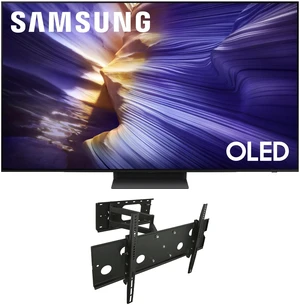 Samsung QN65S90FAFXZA 4K OLED TV with MI-319L Full Motion Wall Mount (2025) Samsung QN65S90FAFXZA 4K OLED TV with MI-319L Full Motion Wall Mount (2025)