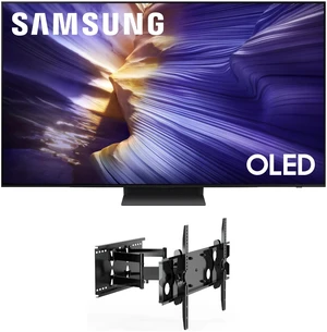 Samsung QN77S90FAFXZA 4K OLED TV with MI-310L Full Motion Wall Mount (2025) Samsung QN77S90FAFXZA 4K OLED TV with MI-310L Full Motion Wall Mount (2025)