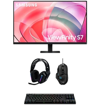 Samsung LS37D700EANXZA 37" S70D ViewFinity 4K UHD High Resolution Monitor with G733 Headset, G515 Keyboard, and G502 Mouse (2025) Samsung LS37D700EANXZA 37" S70D ViewFinity 4K UHD High Resolution Monitor with G733 Headset, G515 Keyboard, and G502 Mouse (2025)