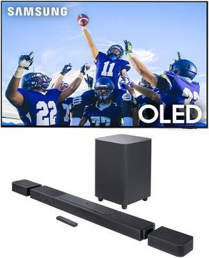 Samsung QN77S95CAFXZA 77 Ultra Slim 4K Quantum HDR OLED Smart TV with a JBL BAR1300X 1114ch Soundbar and Subwoofer with Surround Speakers 2023