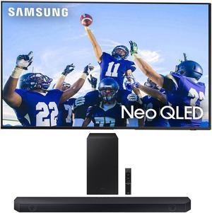 Samsung QN43QN90CAFXZA 43 Inch Neo QLED Smart TV with 4K Upscaling with a Samsung HWQ60C 31ch Soundbar and Subwoofer with Dolby Atmos 2023