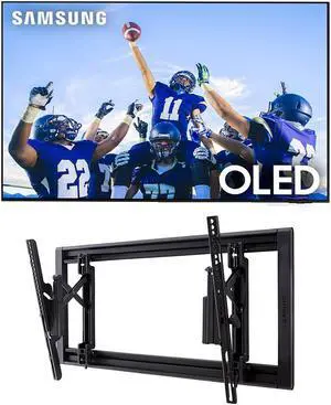 Samsung QN77S95CAFXZA 77" Ultra Slim 4K Quantum HDR OLED Smart TV with a Sanus VLT7-B2 42"-90" Large Advanced Tilt 4D TV Wall Mount (2023)