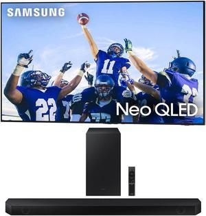 Samsung QN65QN85CAFXZA 65 Inch 4K Neo QLED Smart TV with Dolby Atmos with a Samsung HWQ60C 31ch Soundbar and Subwoofer with Dolby Atmos 2023