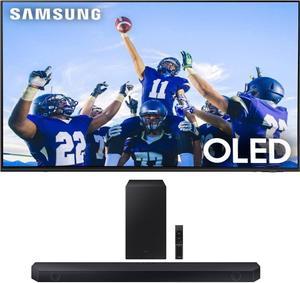 Samsung QN32Q60CAFXZA 32 Inch QLED 4K Quantum HDR Smart TV with a Samsung HWQ600C 312ch Soundbar and Subwoofer with Dolby Atmos 2023