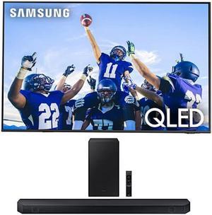 Samsung QN85Q60CAFXZA 85 Inch QLED 4K Quantum HDR Dual LED Smart TV with a Samsung HWQ600C 312ch Soundbar and Subwoofer with Dolby Atmos 2023