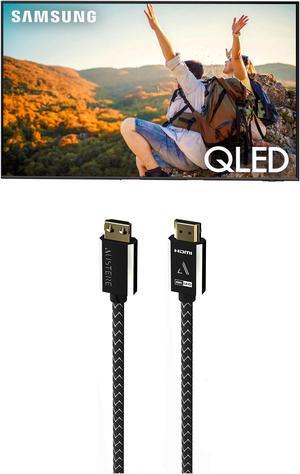 Samsung QN85Q70CAFXZA 85" QLED 4K Quantum HDR Dual LED Smart TV with an Austere 7S-8KHD2-2.5M VII Series 2.5m Premium Braided 8K HDMI Cable (2023)