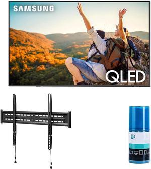 Samsung QN43Q60CAFXZA 43 QLED 4K Quantum HDR Dual LED Smart TV with a Walts FIXEDMOUNT4390 TV Mount for 4390 Compatible TVs and Walts HDTV Screen Cleaner Kit 2023