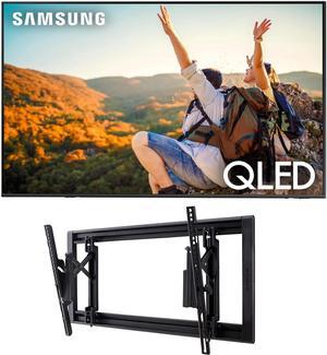 Samsung QN55Q70CAFXZA 55" QLED 4K Quantum HDR Dual LED Smart TV with a Sanus VLT7-B2 42"-90" Large Advanced Tilt 4D TV Wall Mount (2023)
