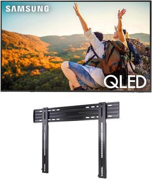 Samsung QN85Q70CAFXZA 85" QLED 4K Quantum HDR Dual LED Smart TV with a Sanus LL11-B1 Super Slim Fixed-Position Wall Mount for 40" - 85" TVs (2023)
