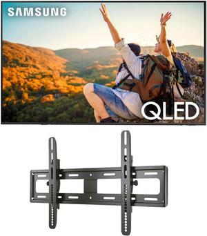 Samsung QN50Q80CAFXZA 50" 4K QLED Direct Full Array with Dolby Smart TV with a Sanus VMPL50A-B1 Tilting Wall Mount for 32"-85" Flat Screen TVs (2023)