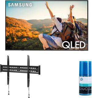 Samsung QN85Q70CAFXZA 85" QLED 4K Quantum HDR Dual LED Smart TV with a Walts FIXED-MOUNT-43-90 TV Mount for 43"-90" Compatible TV's and Walts HDTV Screen Cleaner Kit (2023)