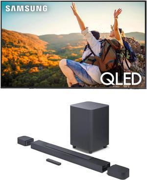 Samsung QN65QN90CAFXZA 65 Inch Neo QLED Smart TV with 4K Upscaling with a JBL BAR700 51ch Soundbar and Subwoofer with Surround Speakers 2023
