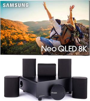 SAMSUNG QN85QN900CFXZA 85 Neo QLED 8K Infinity Screen Smart TV with a Platin MILAN51SOUNDSEND 51 Immersive CinemaStyle Sound System 2023