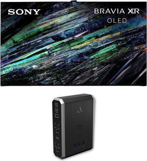 Sony XR65A95L 65 Inch QD-OLED 4K UHD Smart Google TV with AI Upscaling with an Austere VII Series 4-Outlet Power with Omniport USB (2023)