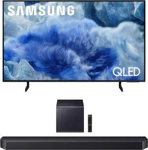 Samsung QN50Q8FAAFXZA 50 Inch Class QLED Q8F 4K Vision AI Smart TV with a Samsung HW-Q900F Q Series Soundbar 7.1.2 Ch Subwoofer (2025)