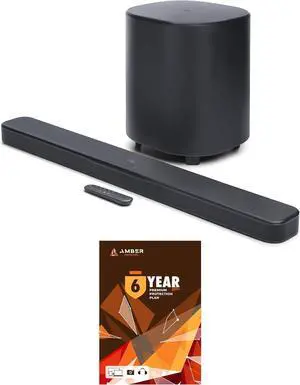 JBL BAR-500-MK2 Dolby Atmos Soundbar with a 10" Wireless Subwoofer and 6 Year Amber Protection Plan (2025)