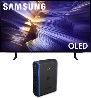 Samsung QN42S90FAEXZA 42 Inch 4K OLED Smart TV with an Austere 5S-PS4-US1 4-Outlet Power (2025)