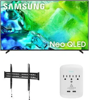 Samsung QN55QN80H TV with FIXED-MOUNT-43-90 and 3-OUTLET-SURGE (2026) Samsung QN55QN80H TV with FIXED-MOUNT-43-90 and 3-OUTLET-SURGE (2026)