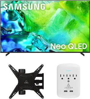 Samsung QN55QN80H TV with FULL-MOTION-MOUNT-32-65 and 3-OUTLET-SURGE (2026) Samsung QN55QN80H TV with FULL-MOTION-MOUNT-32-65 and 3-OUTLET-SURGE (2026)