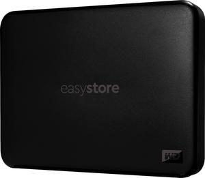 WD Easystore 1TB External USB 3.0 Portable Hard Drive WDBAJN0010BBK-WESN- Black