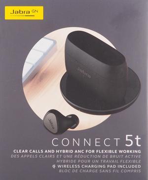 Jabra Connect 5t Work From Home True Wireless Noise Canceling In-Ear Headphones - Titanium Black 100-99182000-20