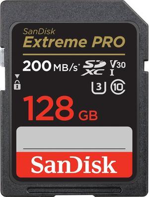 SanDisk Extreme PRO 128 GB Class 3UHSI U3 V30 SDXC SDSDXXD128GANCIN