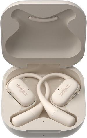 Shokz OpenFit Headphones Open-Ear True Wireless Earbuds, Beige T910-ST-BG-US