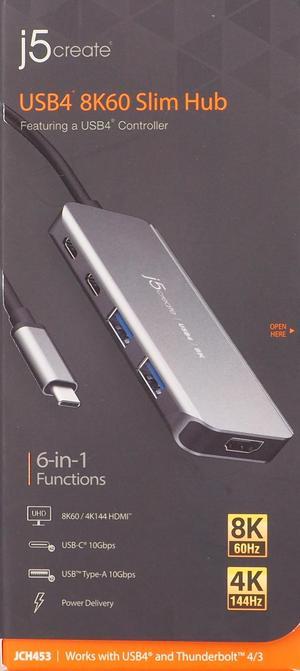 j5create USB4 8K60 Slim Multi-Hub JCH453