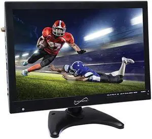 SuperSonic 14 Portable Widescreen LED TV USB/MMC Inputs, Digital TV Tuner AC/DC Compatibility