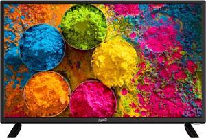 Supersonic SC-2411 23.6" DLED HDTV with Built-in Dual Tuners, HDMI Input, 1080p Resolution, 178° Viewing Angle, USB Compatible, Remote Control and AC/DC Compatibility