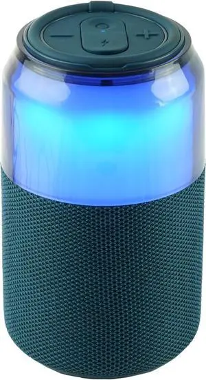 Supersonic SC-2335BT SodaBoom Multi-Color Glowing Portable Bluetooth Speaker Blue
