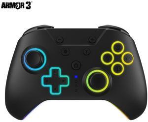Hyperkin Armor3 NuRival Wireless Controller for Nintendo Switch OLED/Lite, Hall Effect, RGB M07619-BKHE