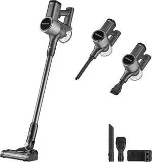 1National NA-870V 2-in-1 Cordless Upright & Handheld Vacuum Cleaner, 22kPa Suction, 250W Motor, 35min Runtime, Washable Filter